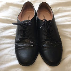 G.H. Bass Black Lighthouse Shoes Oxfords